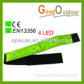 H128 4 Red LED Safety 3M Reflective Snap Band
